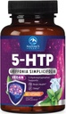 5-HTP dodatek - 5-HTP 200mg Per Serving - Extra síla 5HTP (5-Hydroxytryptofan) Griffonia Simplicifolia - Podporuje Restful Sleep, Natural Calm & Brain Health - Lahvička v USA - 60 Kapsle