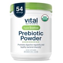 Hyperbiotika Vital Nutrients Organic Prebiotic Fiber Powder 124; Podporuje Gut Health and Digestive Regularity S124; Soluble Fiber Dodatek pro ženy a muže S124; Vegan Organic Fiber Powder 124; 54 Servings