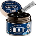 Čisté Himalájské Shilajit Resin - 500 mg Max Strength Organic Fulvic Acid Complex for Men & Women - Laboratoř testována s 85 + stopovými minerály - Energie, Stamina & Mental Performance - 30 g Jar