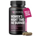 Noční čas Hořák tuků pro ženy - Appetite Conpressant for Weight Loss - 60 Počet - Bylinný metabolismus Booster s melatonin pro podporu spánku - Vegan, Non- GMO Kapsle - 2 Měsíční dodávky