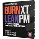 Jacked Factory Burn-XT + Lean- PM Kit - 24hodinová sada na podporu složení a metabolismu - Denní a noční formule - 60 Počet, 2 balení