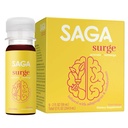 SAGA SURGE Organic Energy Shots CLAS124; Performance Drink CLAS124; Yerba Mate & Alpha GPC dodatek s CoQ10, turmeric & houby CLAS124; Pre Workout Boost Drink for Focus, Endurance & Performance CLAS124; 2oz Peach Mango