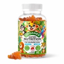Děti Multivitaminové žvýkačky se železem a zinkem (ve věku 2 +) 124; denní dětské vitamíny s vitaminem C, D3, B12 & Folát 124; Vegan, Non- GMO, gluten- Free, Pectin- Based 124; Raspberry Flavor 124; 60 Počet