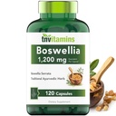 Tnvitamíny Botwellia Extract Capsules, 120 Počet 124; 1 200 mg per Capsule Acids 124; 65% Botwellic Acids + 10: 1 Koncentrovaná extrakt 124; Boswellia Serrata 124; Joint & Mobility Support *