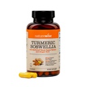 NatureWise Turmeric Boswellia dodatek s BioPerine & Organic Ginger Root - Organic Turmeric 900mg + Bohwellia Extract 600mg - Non- GMO, Vegan, USA vyráběné - 60 Kapsle [30- Day Supply]
