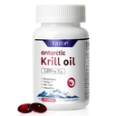 Antarktida Krill Oil 1200 mg na servírování, 120 Rychlé uvolnění Softgels s Omega33 EPA DHA, Astaxanthin & Fosfolipidy, Mercury Free, No Fishy Aftache for Heart, Joint & Brain Health
