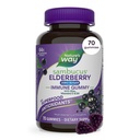 Nature 's Way Sambucus Zero Sugar Immune Gummies, Daily Immune Support *, Black Elderberry Extract, Vitamin C, Vitamin D3, Zinek, Sugar Free, Cukr Alkohol Free, Plant- Based Sweetteners, 70 Gummies