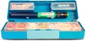 GMS Group Medical Supply, LLC Diabetic Pen Case & 7 Day Medicine Organizátor - Cestovní sada pro diabetické dodávky - na památku Glance Medicine - Drží nové a použité jehly Safely - Small & Discreet