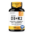Sandhu 's Vitamin D3 K2 Magnesium 5000 IU, 120mcg K2 Kapsle 120 Počet (balení 1)