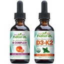 Proč ne přírodní vitamín B komplexní a organické vitamín D3K2 kapalné kapky