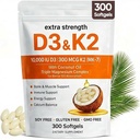 ELVERA vitamin D3 K2 komplex hořčíku, Extra síla D3 & K2 s trojitou hořčíkovou tanga, D3 K2 vitamin 10000 IU (1)