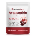 Astaxanthin Doplňky 12 mg - 120 Softgels CLAS124; Premium přírodní antioxidant z mikrořas CLAS124; Oko, kůže, mozek, kloub, srdce a imunitní zdravotní podpora CLAS124; Non- GMO, gluten-free