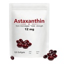 Astaxanthin 12mg, 120 Softgels, Max síla Antioxidant s kokosovým olejem, přírodní vzorec, vysoká absorpce pro oční a kožní podporu, přírodní vzorec, Non- GMO, gluten zdarma