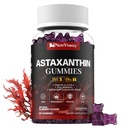 Astaxanthin Gummies, 12mg Per Gummy 24mg Max, Astaxanthin doplňky s vitaminem A / C / D / E, Resveratrol, 14-IN-1 Antioxidanty Směs pro ženy muži, kůže, oči, imunitní podpora, cukr zdarma, Vegan, 60 Ct
