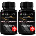 Biologická imunita 2 Pack Triple Strength AstaQuil ™ Astaxanthin 12mg Enhanced Absorption, 120 Softgels w / Organic Coconut Oil. Výkonný antioxidant pro oční, kloubní a srdeční zdraví