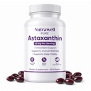 IRMI Nutrawell Astaxanthin 12 mg Softgels, Premium Natural Astaxanthin IR 124; Gluten- Free, Non- GMO IR 124; Daily Eye & Skin Support, 60 Soft gels