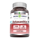 Amazing Applicas Astaxanthin dodatek 124; 12 Mg Per Serving CLANE124; 30 Softgels CLANE124; Non- GMO CLANE124; gluten Free CLANE124; Made in USA