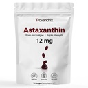Astaxanthin dodatek s 12mg Haematococcus Pluvialis Softgels - High Potency Antioxidant Support for Eye, Imunity & Skin Health, Algae based Formule, 120 Softgels (4- Month Supply)
