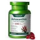 Astaxanthin 6 mg, Premium astaxanthin dodatek s antioxidační aktivitou, podporuje oko, kůže, kloub a imunitní systém zdraví. Čerstvé mikrořasy Zdroj, Non- GMO, Gluten- Free - 60 softgelů
