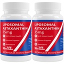 35mg Lipozomální astaxanthin dodatek - Výkonná antioxidační podpora kůže, kloubní a oční zdraví - Přírodní anti- stárnutí Formule s čistým astaxanthin - Vegan, Non- GMO, 120 Kapsle