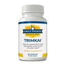 Jednoduchý slib TrimKai - Japonské černé ocet Kapsle pro podporu metabolismu - s Astaxanthin 12mg, Seaweed & Black Pepper Extract - Plant- Based Formule - 30 Kapsle
