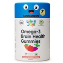 Little Joy Omega33 (DHA) Brain Gummies for Kids. 7-12 Years. 30 Day Pack. Omega-3 doplňky na bázi rostlin. Vyrobeno z Chicory Root Fiber pro Gut Health. Multivitamins Rich. Žádný cukr.