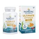 Nordic Naturals Ultimate Omega 2X Teen, Strawberry - 60 Mini Soft Gels - 1120 mg Total Omega-3s with EPA & DHA - Brain Health, positive Mood, Social Development, Learning - Non- GMO - 30 Servings