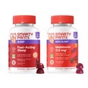 SmartyPants Sleep Gummies Family Bundle: Dospělí a děti Spánková podpora s melatonin - Drog- Free, Non-Habit Forming, Ovoce Ochucené, 60 Počet (balení po 2)