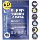 Sleep Patches pro dospělé a děti - 60 100% Plant- based Natural Essential Oils Sleep Aid Patches, Sleep Stickers With No Melatonine, For Zen and Easy Bedtime