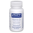 Čisté enkapsulace Vitamin D3 25 mcg (1000 IU) - dodatek k podpoře kosti, kloub, prsa, srdce, colon & imunitní zdraví - s Premium Vitamin D - 60 Kapsle