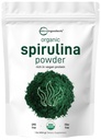 Micro Ingredients Organic Spirulina Powder, 1lb IR 124; Blue- Green Algae, Bohaté na Vegan Protein, Vitamíny a minerály 124; Zdroj přírodního chlorofylu a enzymů IR 124; Non- GMO, gluten- Free, Žádné přísady