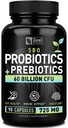 Probiotika a prebiotika + SBO Probiotika (60 miliard CFU 124; 90 kapslí) Acidophilus Probiotic w. Saccharomyces Boulardi, Bifidobacterium + Spore Probiotic & Organic Sprauted Prebiotic Fiber Blend