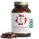 PURE SYNERGY SuperPure Astaxanthin Extract 124; Organic Astaxanthin from Algae with Sunflower Lecithin Isra124; Antioxidant Support for Skin and Eye Health (60 Kapsle)
