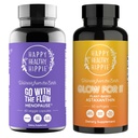 Šťastný zdravý hippie záblesk pro to Astaxanthin dodatek & Přejít s Flow Menopauza Podpora