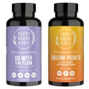 Šťastný zdravý hippie záblesk pro to Astaxanthin dodatek & jít s Flow Perimenopauza doplňky pro ženy