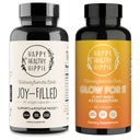 Šťastný zdravý hippie záblesk pro to Astaxanthin dodatek & Joy- vyplněné Mood Support Dodatek