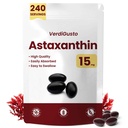15mg Astaxanthin CLAS124; 240 Softgels CLAS124; Astaxanthin doplňky CLAS124; 8 Month Supply CLAS124; Antioxidant Support, Eye & Skin Health CLAS124; Interní oběh CLAS124; Non- GMO, gluten- Free, No Soy