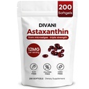 Divani Astaxanthin, Natural Astaxanthin, Non- GMO, gluten- Free, Soy Free, Denní oko, Kožní podpora (1)