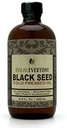 Cold Pressed Black Seed Oil - Skleněná láhev, Nefiltrovaný Dodáváno s Black Seed Residua Black Cumin Nigella Sativa Non- GMO 100% čistý Blackseed Oil Kalonji Oil (4oz Glass)