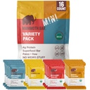 Mamut Bar Mini - Variety Pack našich mini organické proteinové bary - Vyrobeno s Premium Ořechy & Vegg White Protein • Organic • Paleo • Gluten zdarma • GMO zdarma • Syrové - 16 Mini bary