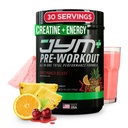 JYM dodatek Věda Pre JYM Plus Ovocný punč Pre- Workout Powder, Amino Nitrates, Creatine, Betaine, Nootropics, BCAA je, pro muže a ženy, 30 Služeb