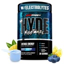 ProSupps Mr. Hyde Nightmare Pre Workout Powder with Caffeine & Beta Alanine - Předcvičení pro intenzivní energii, duševní soustředění a výkon - Tělesné a fitness doplňky (Black N 'Blueberry, 30 Servings)