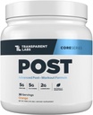 Transparentní Labs Post - Post- Workout Recovery Muscle Builder w / L- Glutamin, Creatine Monohydrát, & Carniclear L- Carnitin L- Tartate for Muscle Recovery & Building - 30 Servings, Orange