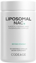Codeage Liposomální NAC dodatek - N-acetyl L-cysteine Amino Acid - 2 Měsíční dodávka - Free- Form NAC - Fosfolipidový komplex - Vegan, Non-GMO, gluten-Free, Dairy- Free - 120 Kapsle