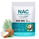 AIQIUSHA NAC dodatek 600mg, N-Acetyl Cysteine Softgels s Coconut & MCT Oil, Daily Wellness Support, Non- GMO, Gluten Free, 300 Softgels