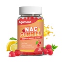 NAC Gummies 800mg pro dospělé a 400mg pro děti, NAC doplněk N-Acetyl Cysteine, bez cukru - 60 Vegan Gummies, Antioxidant dodatek, imunitní podpora
