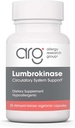 Alergie Research Group Lumbrokináza Dodatek - Cirkulační System Support, Podporuje krevní cirkulaci již v normálním rozsahu - 30 opožděné uvolnění vegetariánské kapsle