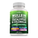 Mullein Leaf Extract for Lungs Cleanse NAC Supplement Chlorofyll Chlorella Elderberry Ginger Licence Astragalus Oregano Turmeric Support 90 Count