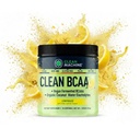 Clean BCAA - 2: 1: 1 Potraviny Sourced BCAA Powder & Coconut Water Electrolytes Recovery & Amino Energy Supplement - Award Winning Vegan Amino Acid Supplement - 30 Servings - Lemonade