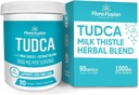 Flora Fusion Dr. Miller 's TUDCA s Mlékem Thistle Extract, 1000mg na Serving, Játra a žlučník Čistící dodatek, Podporuje funkci jater, 90 Kapsle (45- Day Supply)